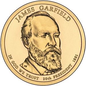 2011 1-dollar - D - James A Garfield reverse
